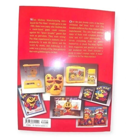 Pac-Man Collectible Paperback Resource Guide Mancave Game Room Coffee Table - Picture 2 of 2